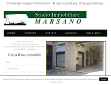 Tablet Screenshot of marsanoimmobiliare.it